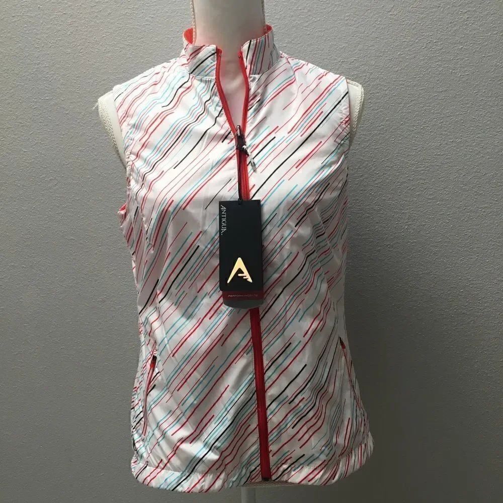 ANTIGUE Reversible Golf Vest Small